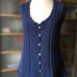 Blau-Weiß Cardigan