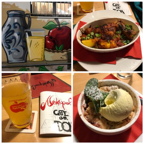 Essen und Trinken im Metropol-Café